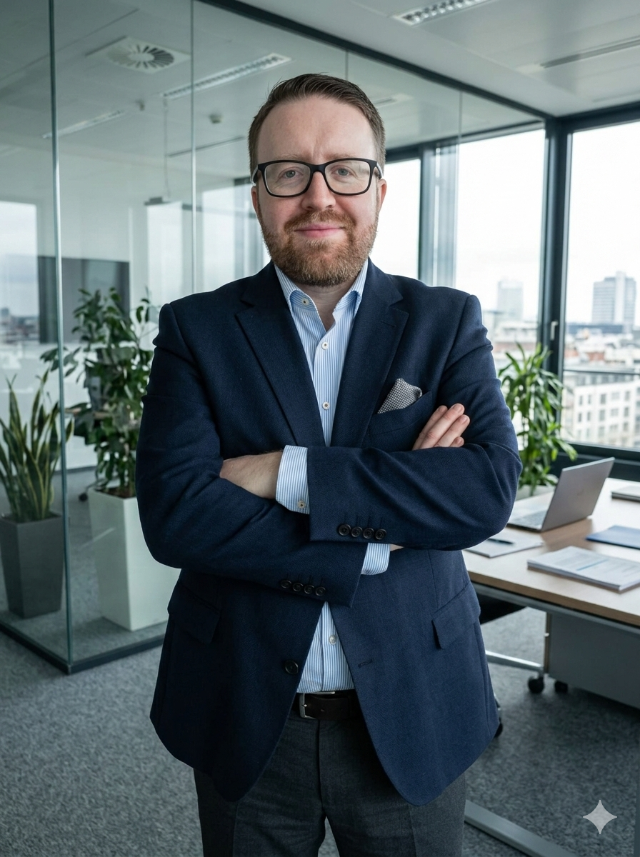 Roman Braun in the office